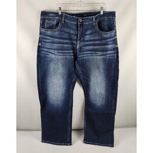 BKE Jeans Men 42x30 Blue Seth Straight Leg Denim NWT